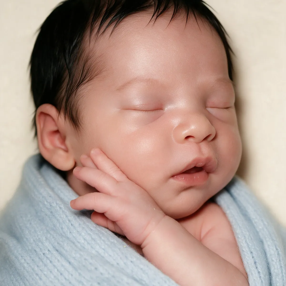 想像した新生児